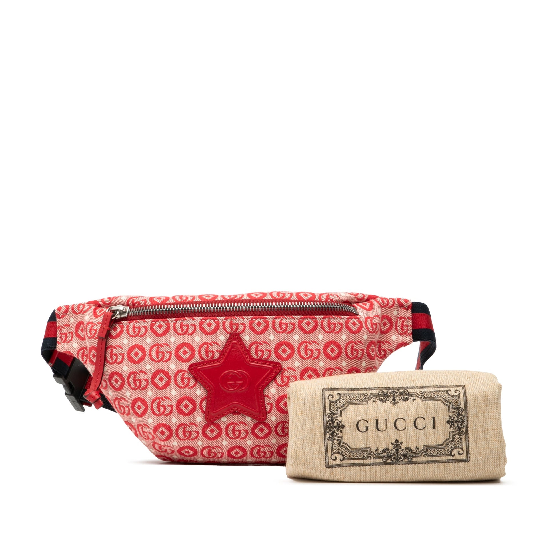Gucci Kids GG Supreme Stars Web Belt Bag