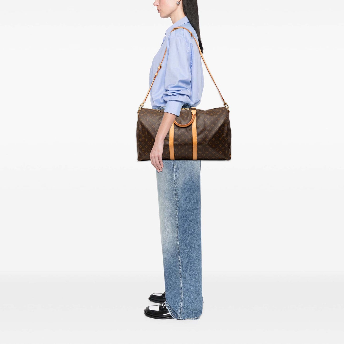 Louis Vuitton Monogram Keepall Bandouliere 50