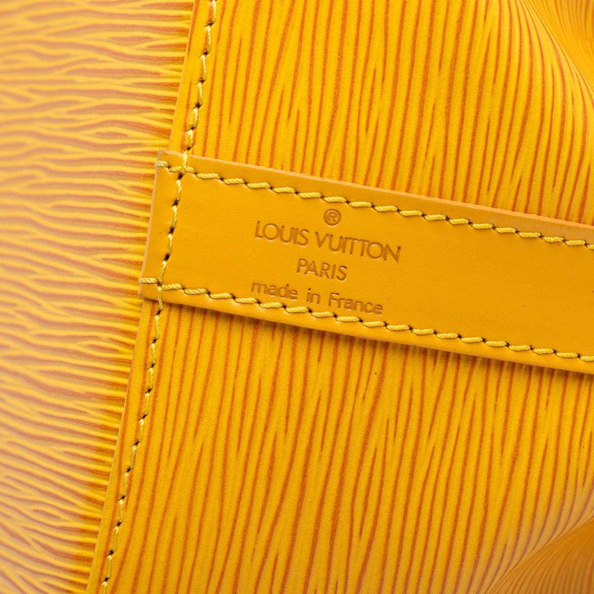 Louis Vuitton Epi Petit Noe — Yellow