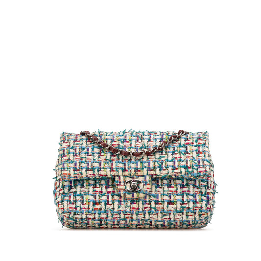 Chanel Medium Classic Tweed Double Flap