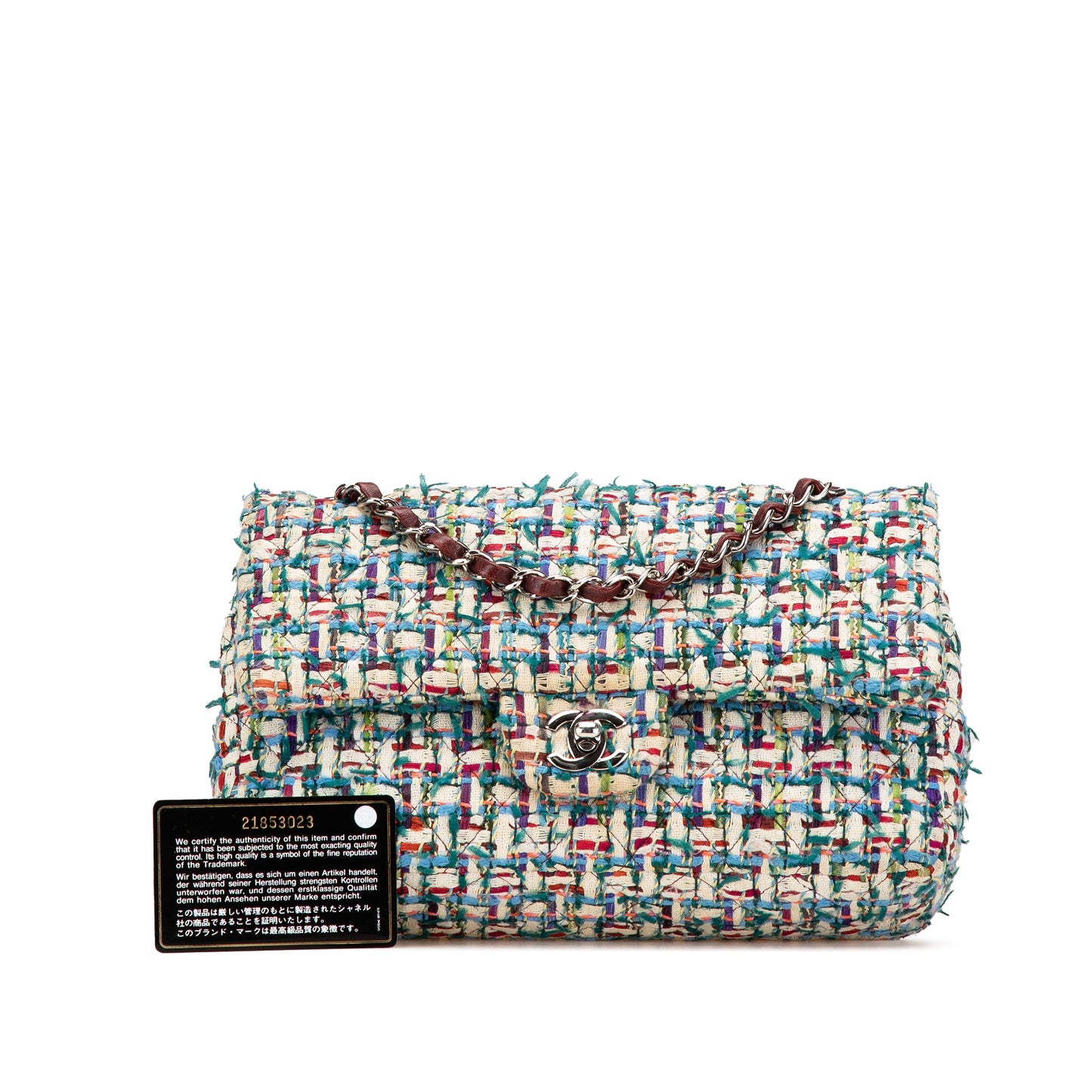 Chanel Medium Classic Tweed Double Flap