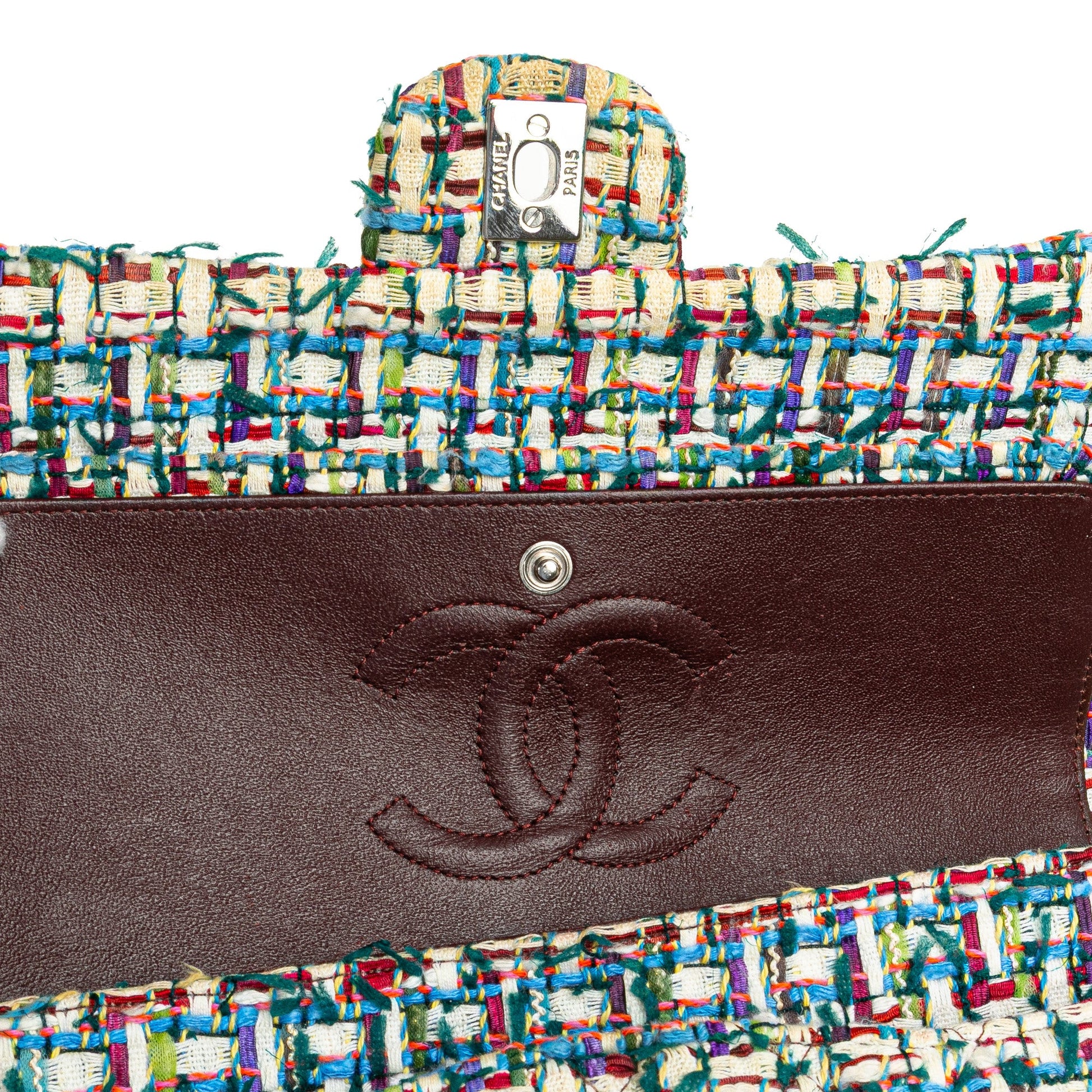 Chanel Medium Classic Tweed Double Flap