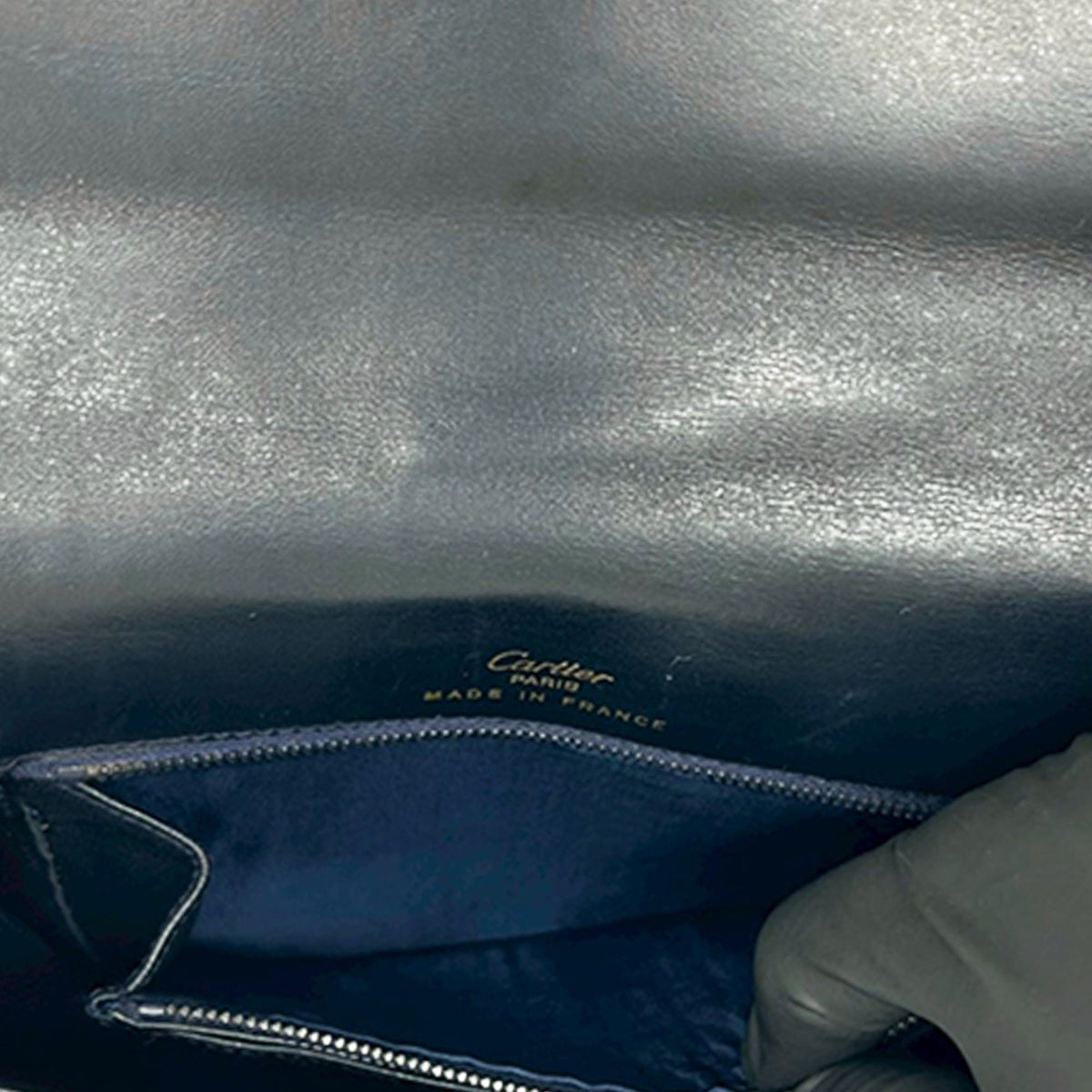 Cartier Leather Sapphire Crossbody