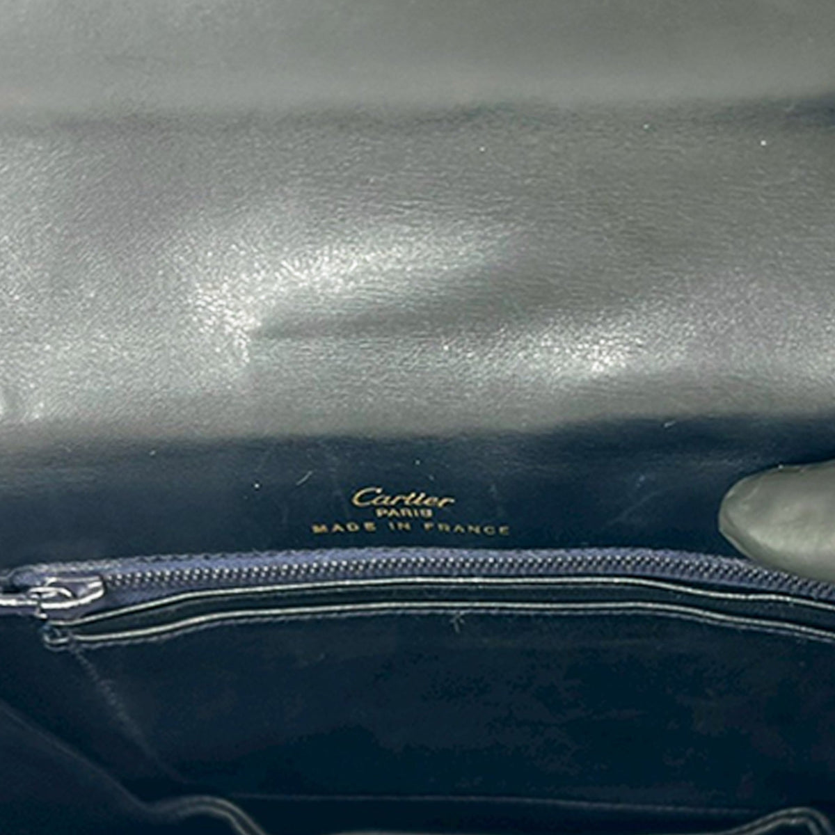 Cartier Leather Sapphire Crossbody