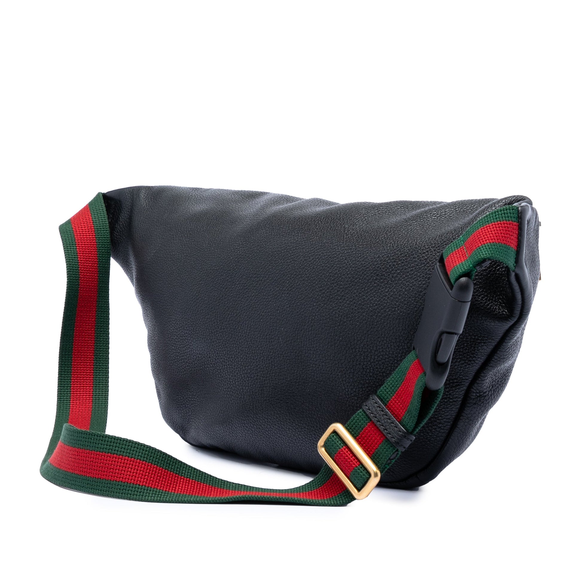 Leather Logo Web Belt Bag