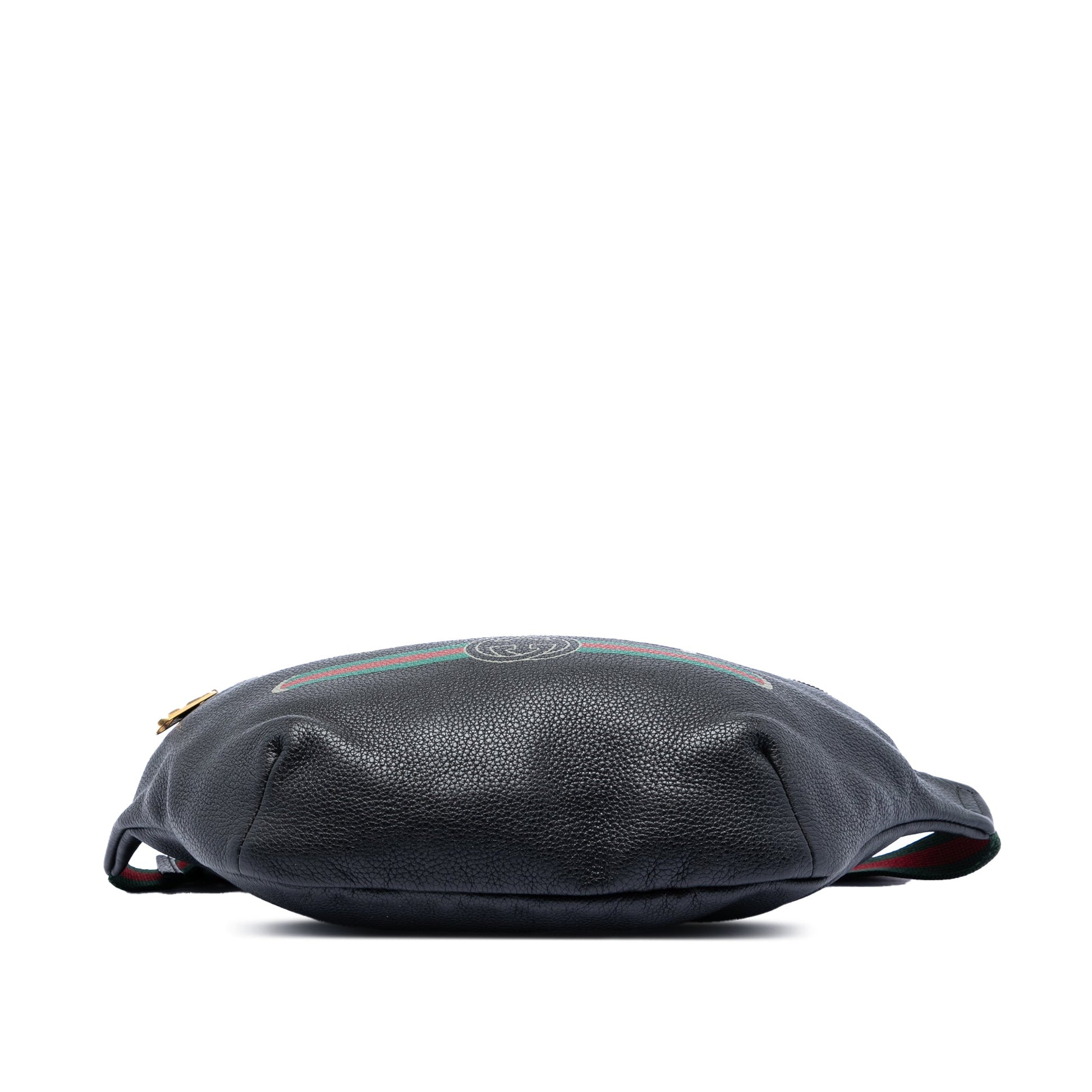 Leather Logo Web Belt Bag