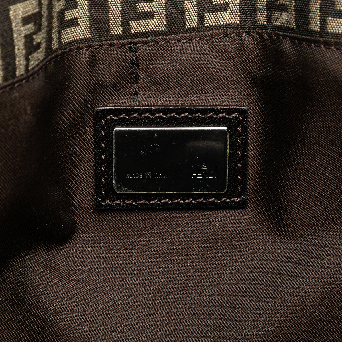 Fendi Zucchino Canvas Tote