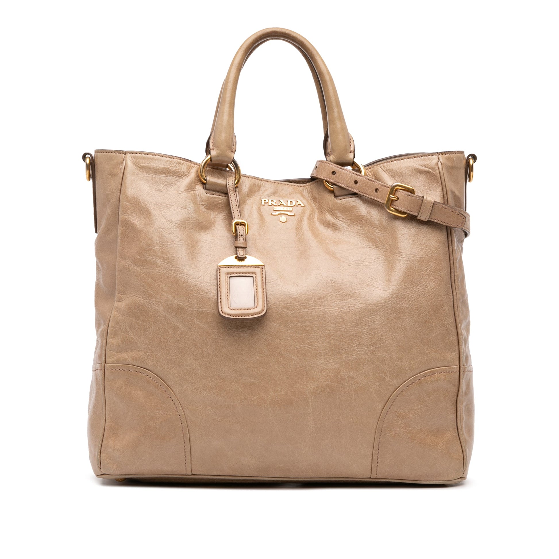 Prada Vitello Shine Satchel