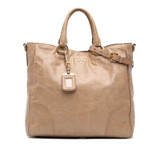 Prada Vitello Shine Satchel