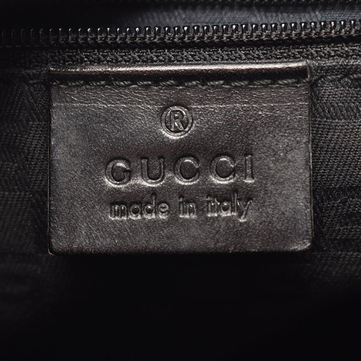Gucci Suede Shoulder Bag — Black