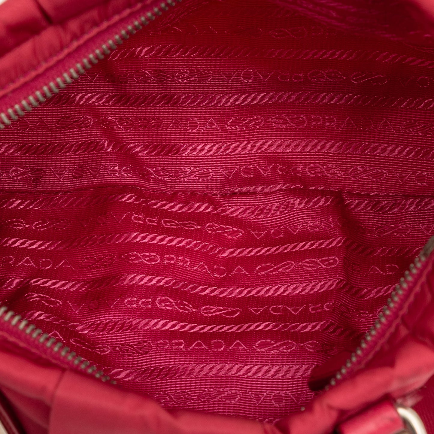 Prada Tessuto Buckle Satchel