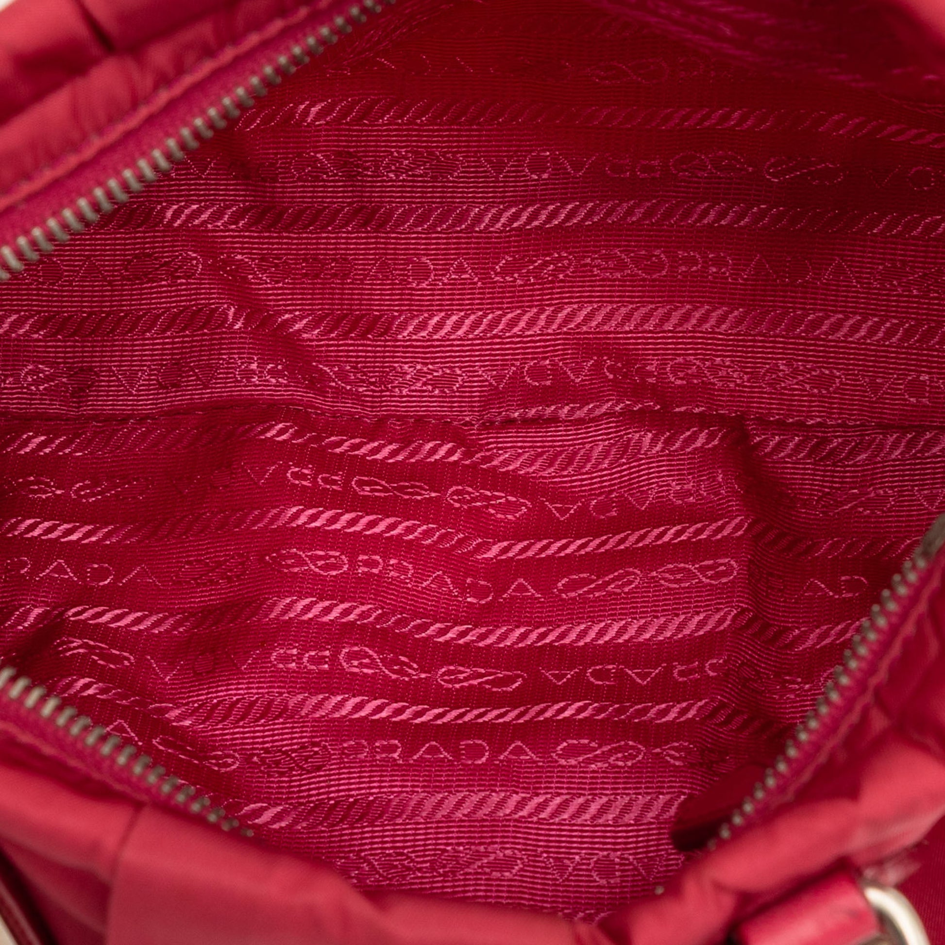 Prada Tessuto Buckle Satchel