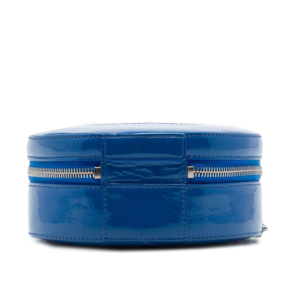 Chanel CC Patent Round As Earth Bag