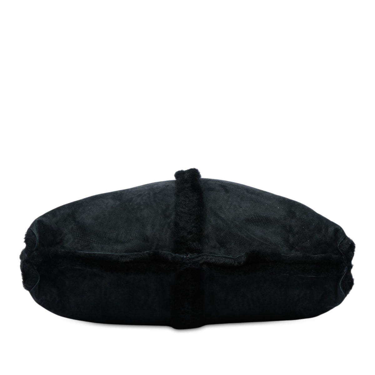 Bottega Veneta Suede and Shearling Bolster Reversible Tote — Black