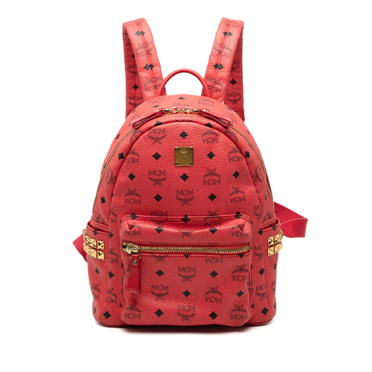 Small Visetos Coated Canvas Stark Backpack