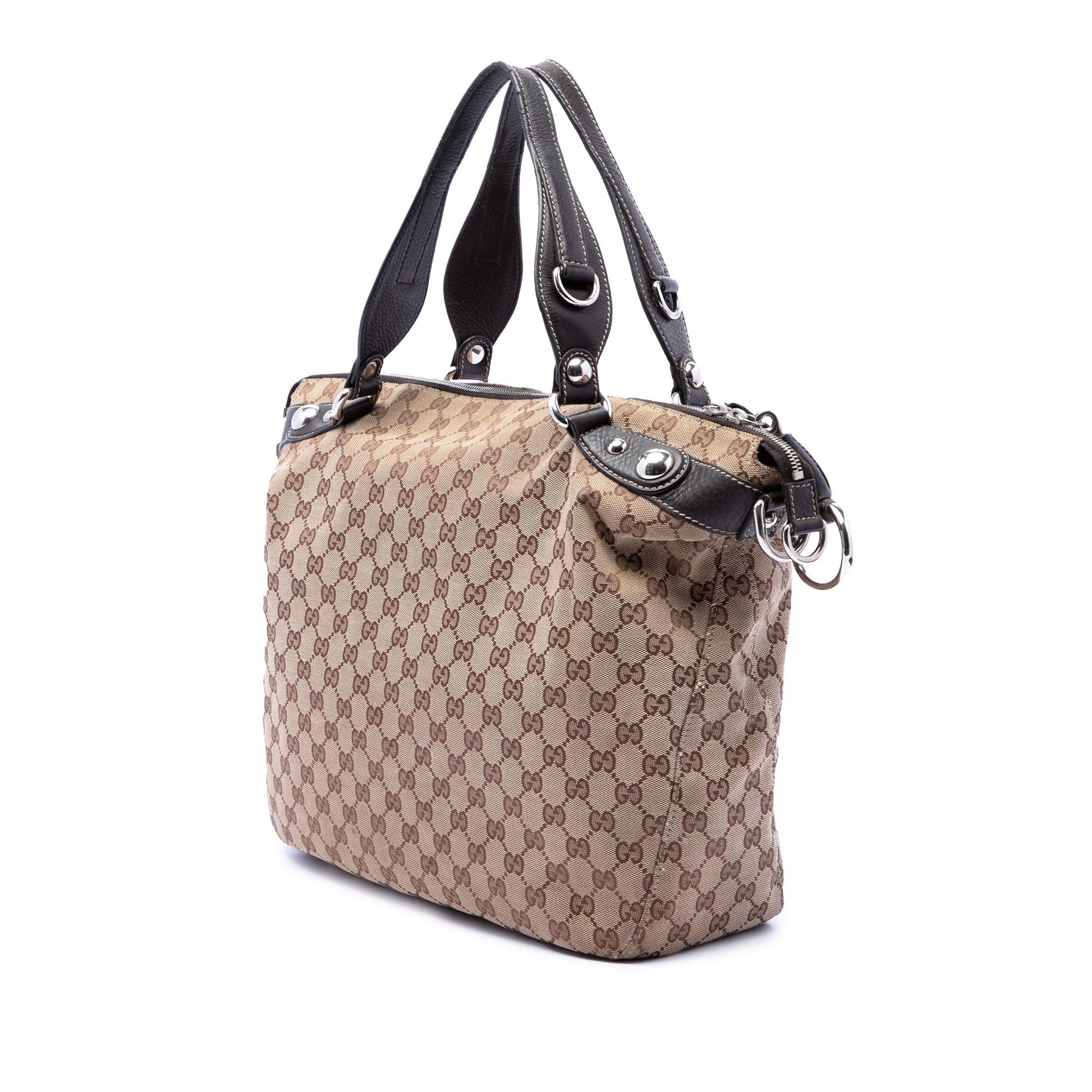 Gucci GG Canvas Icon Bit Satchel