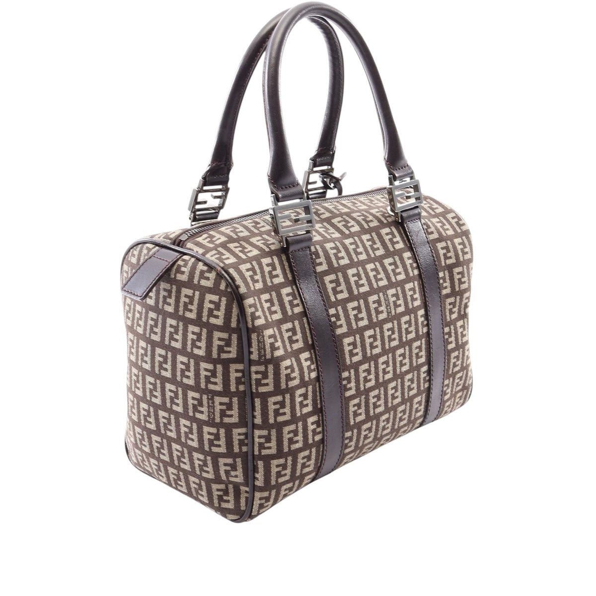 Fendi Zucchino Canvas Handbag