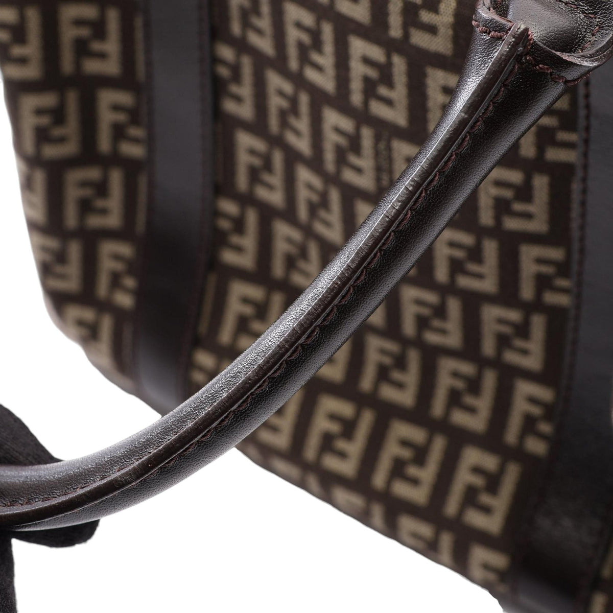 Fendi Zucchino Canvas Handbag