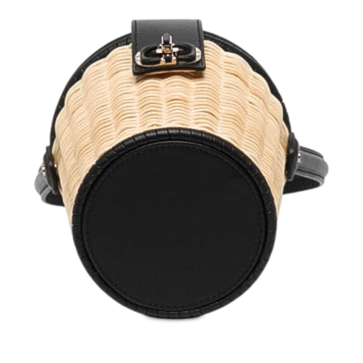 Dior Wicker CD Bucket Bag — Beige