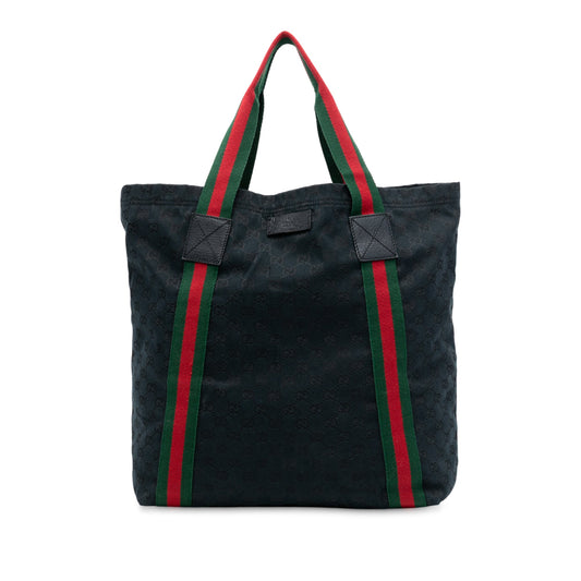 Gucci GG Canvas Web Tote