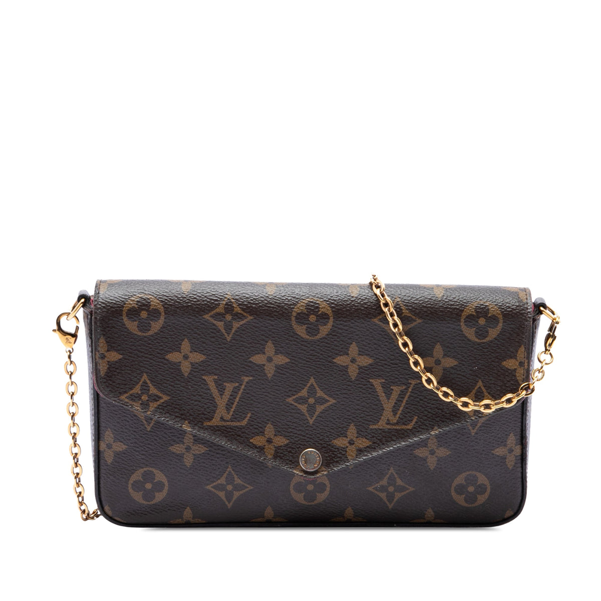 Louis Vuitton Monogram Pochette Felicie — Brown