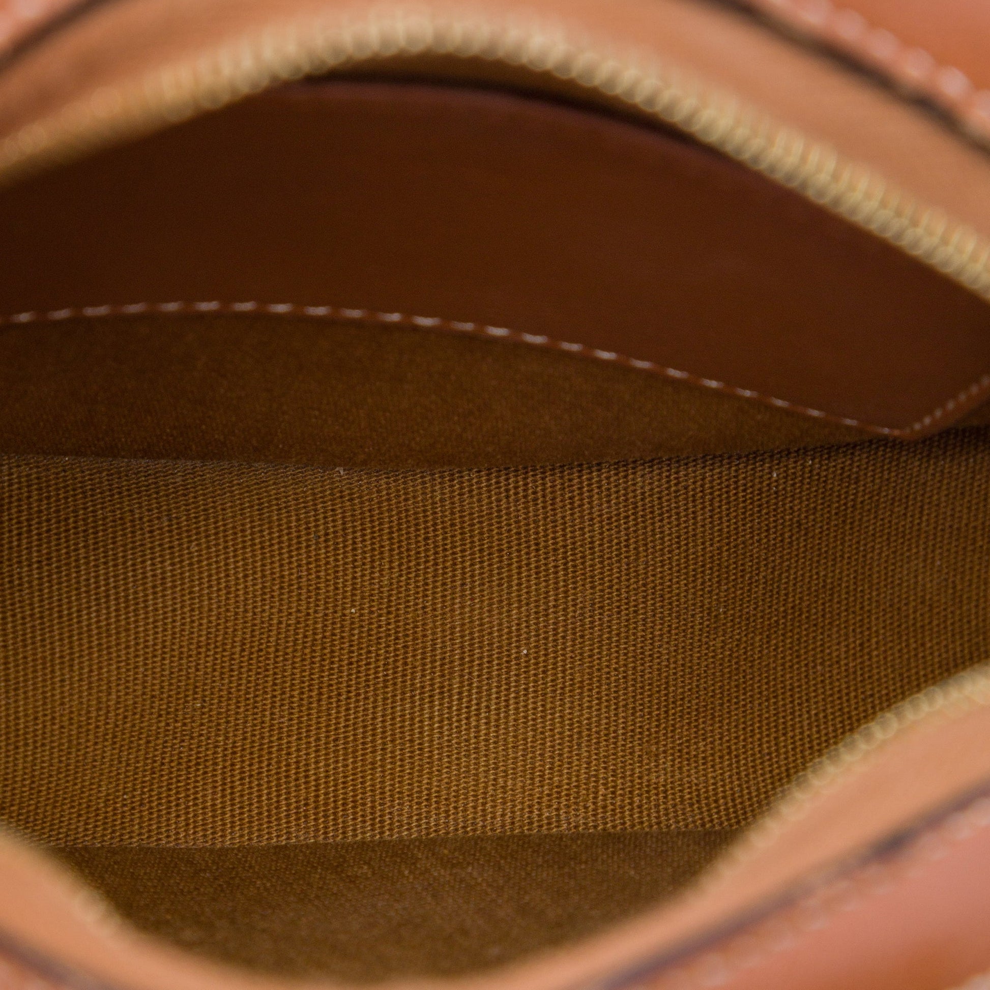 Celine Triomphe Coated Canvas Embroidered Round Purse on Strap