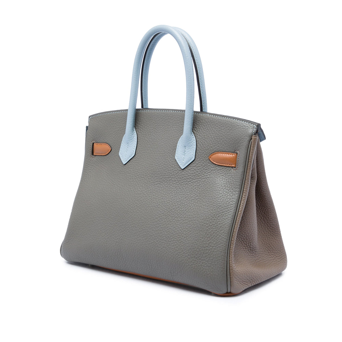 Hermès Clemence Arlequin Birkin Retourne 30 — Purple