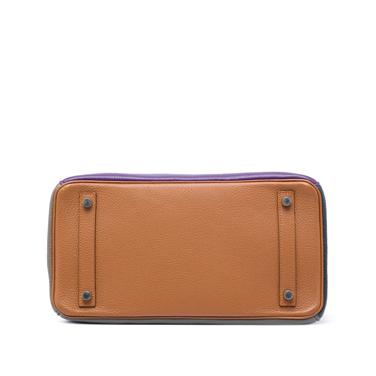 Hermès Clemence Arlequin Birkin Retourne 30 — Purple