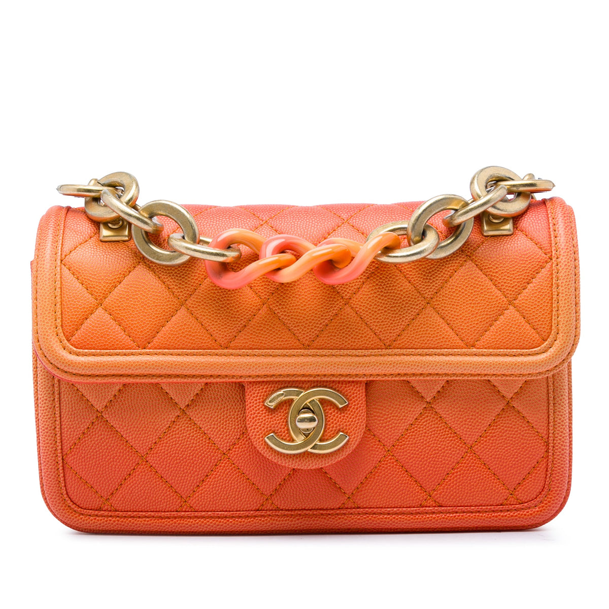 Chanel Small Quilted Caviar Sunset On The Sea Flap