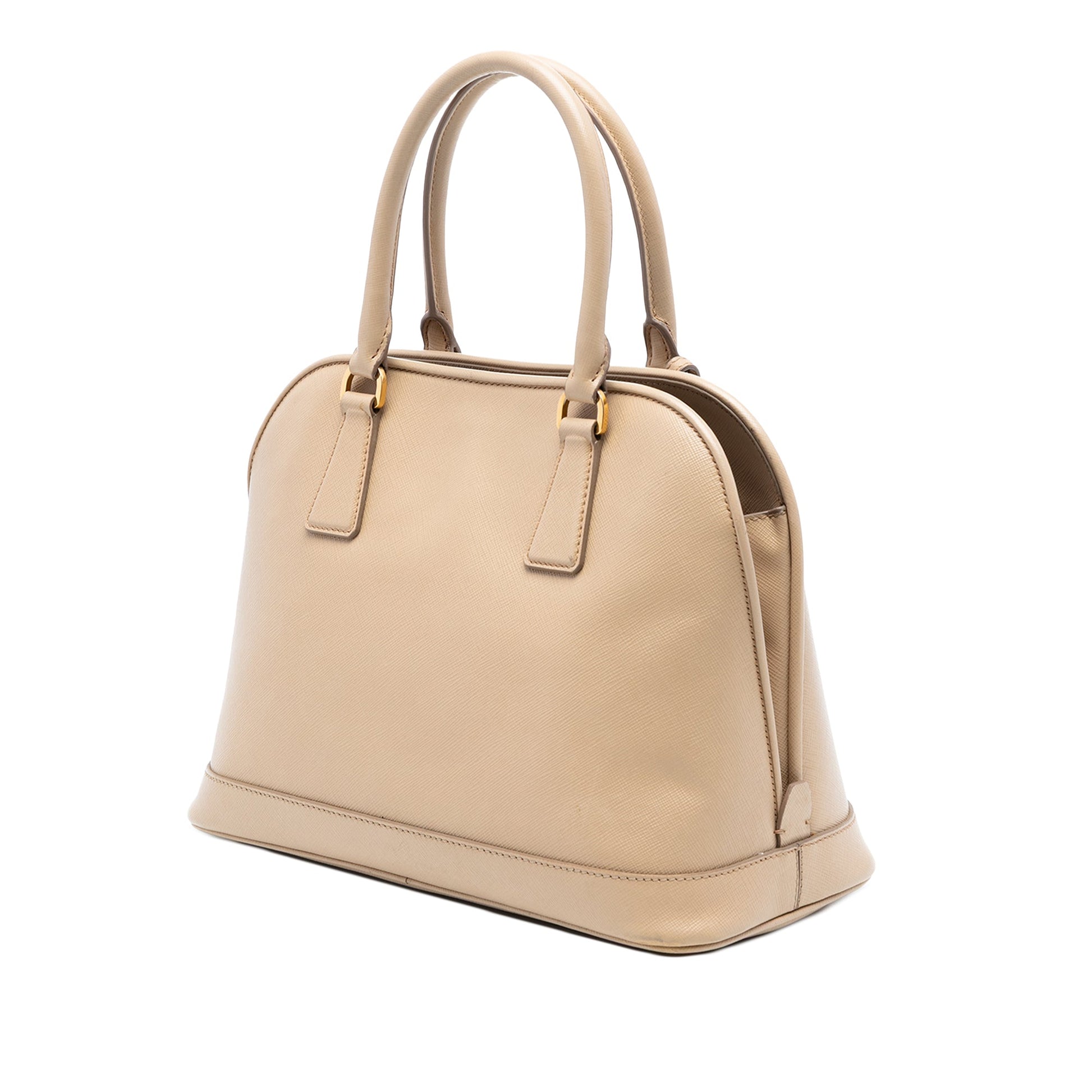 Prada Medium Saffiano Lux Open Promenade Satchel
