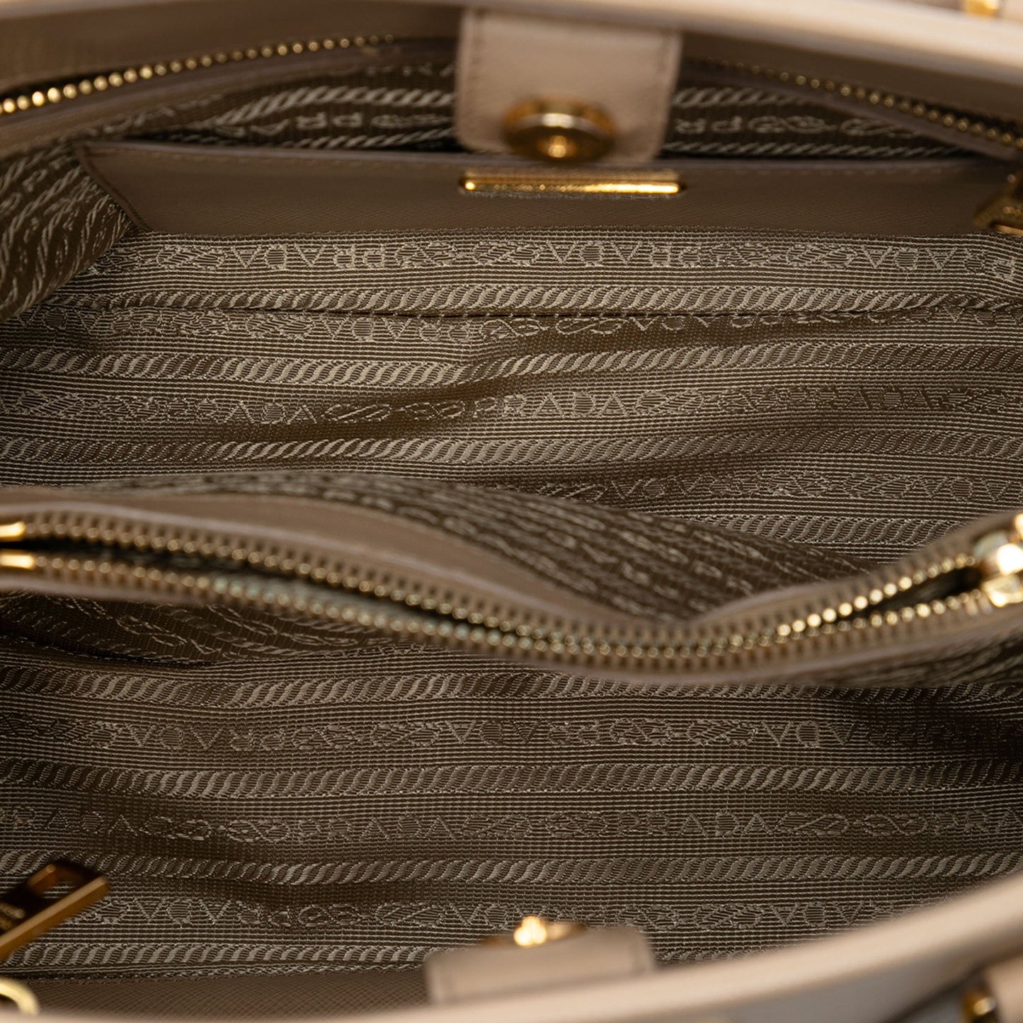 Prada Medium Saffiano Lux Open Promenade Satchel