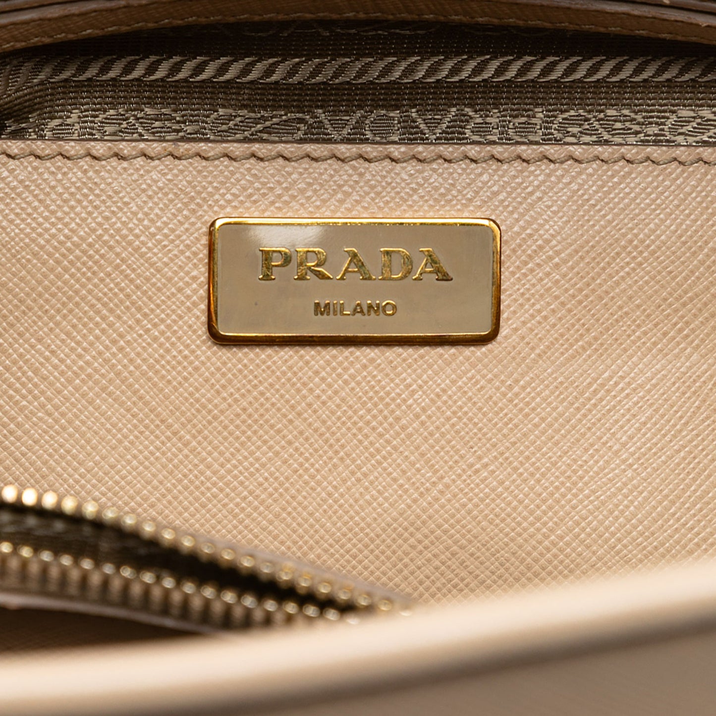 Prada Medium Saffiano Lux Open Promenade Satchel