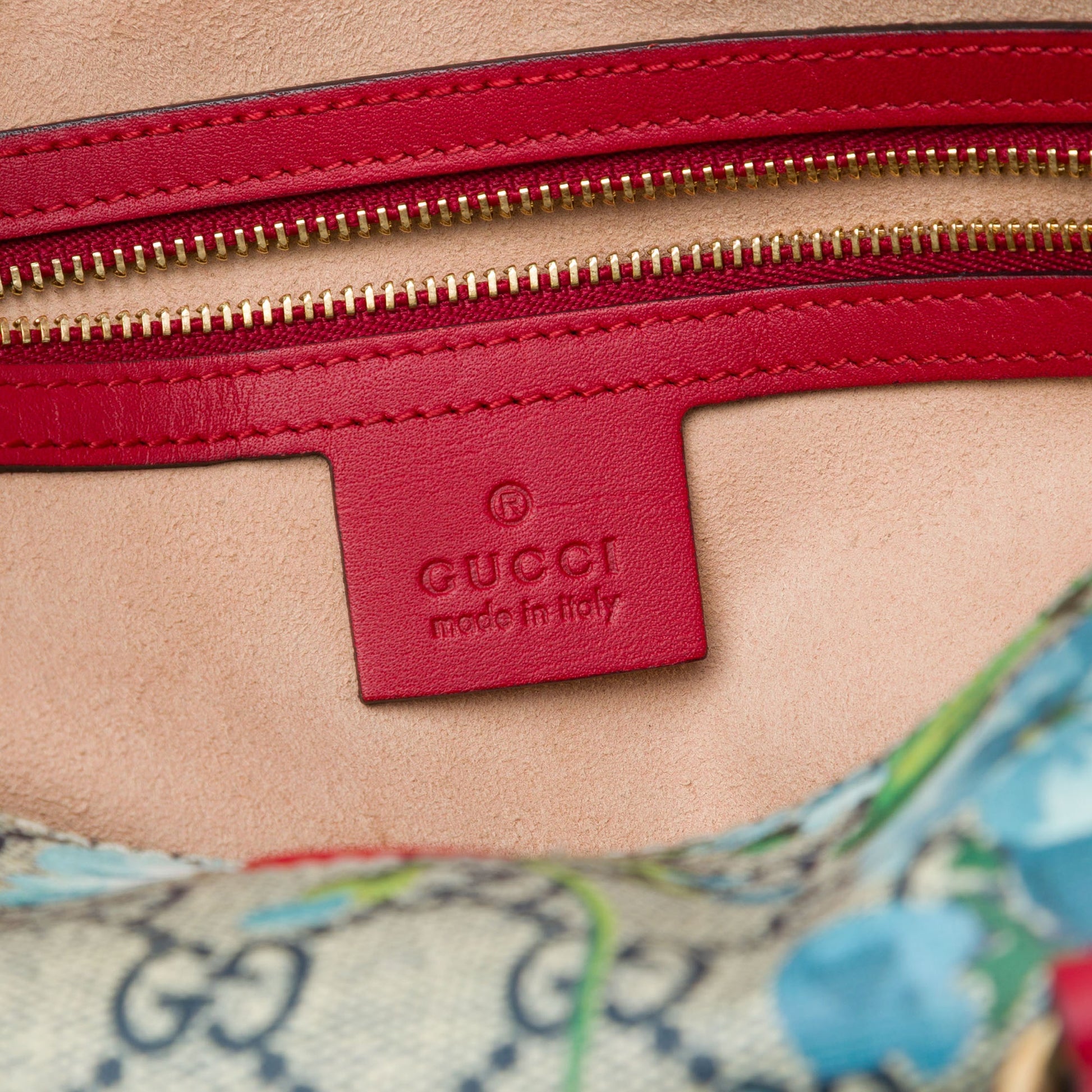 Gucci GG Supreme Blooms Linea A Fold Over Tote