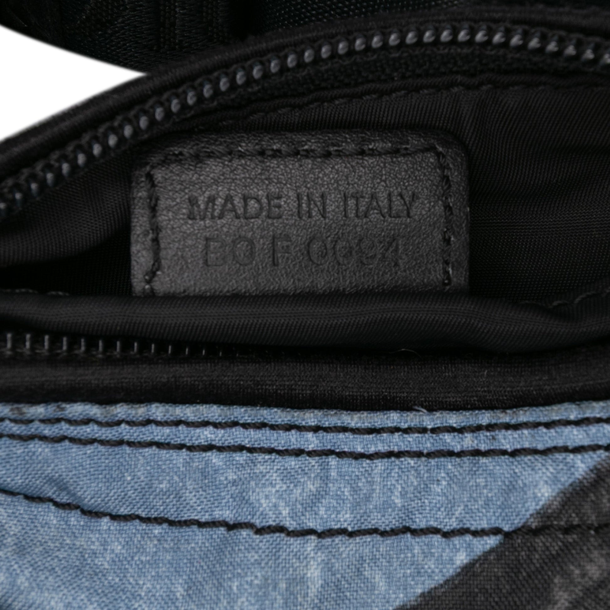 Dior Canvas Printed Denim Crossbody