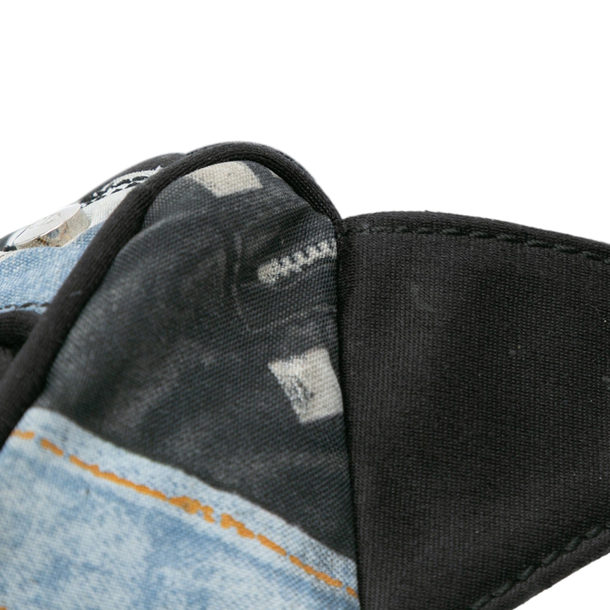 Dior Canvas Printed Denim Crossbody