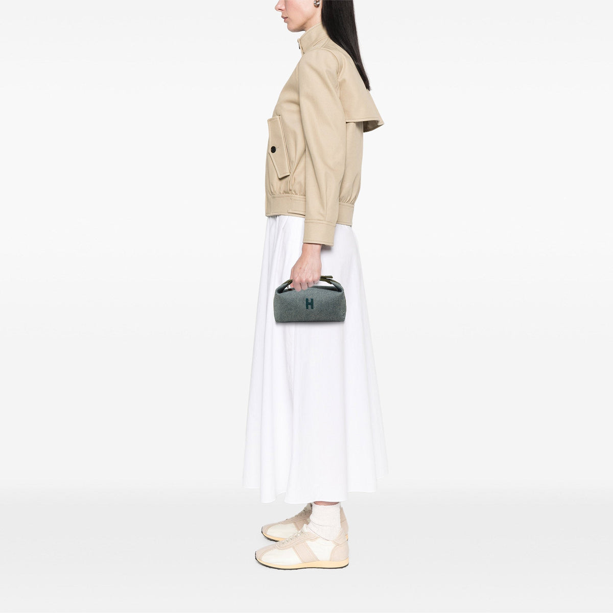 Hermès Small Wool Bride A Brac H Natte Case