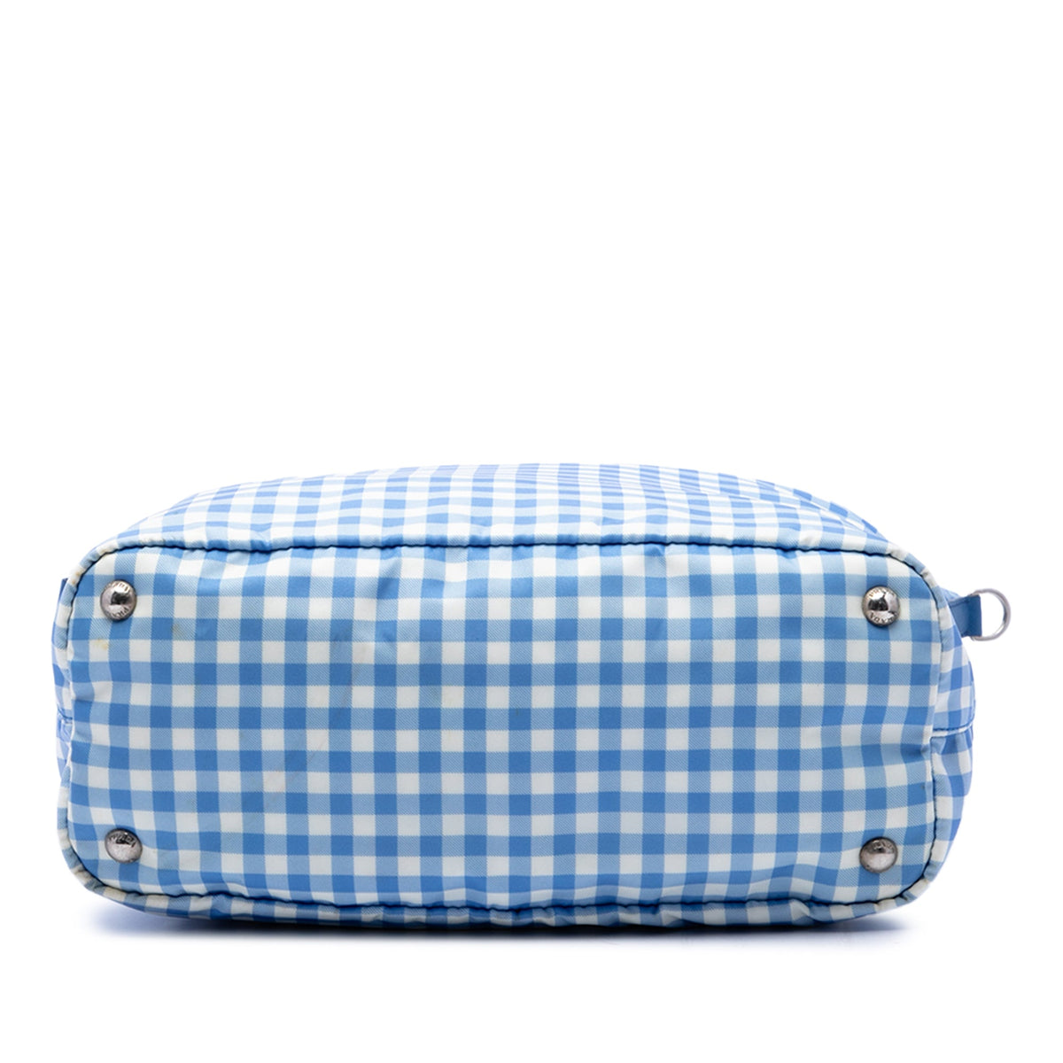Prada Tessuto Stampato Satchel — Blue