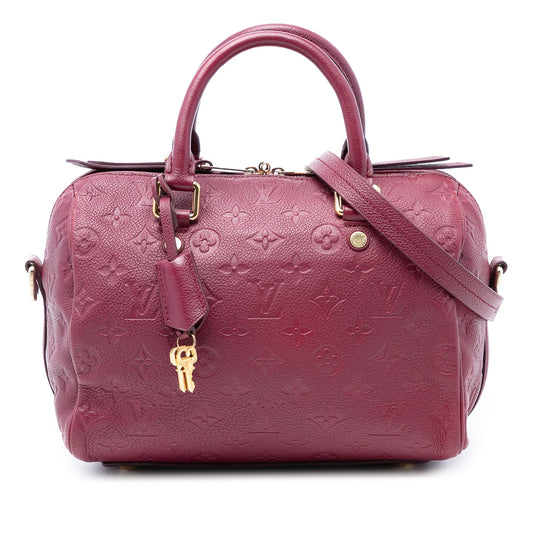 Louis Vuitton Monogram Empreinte Speedy Bandouliere 25