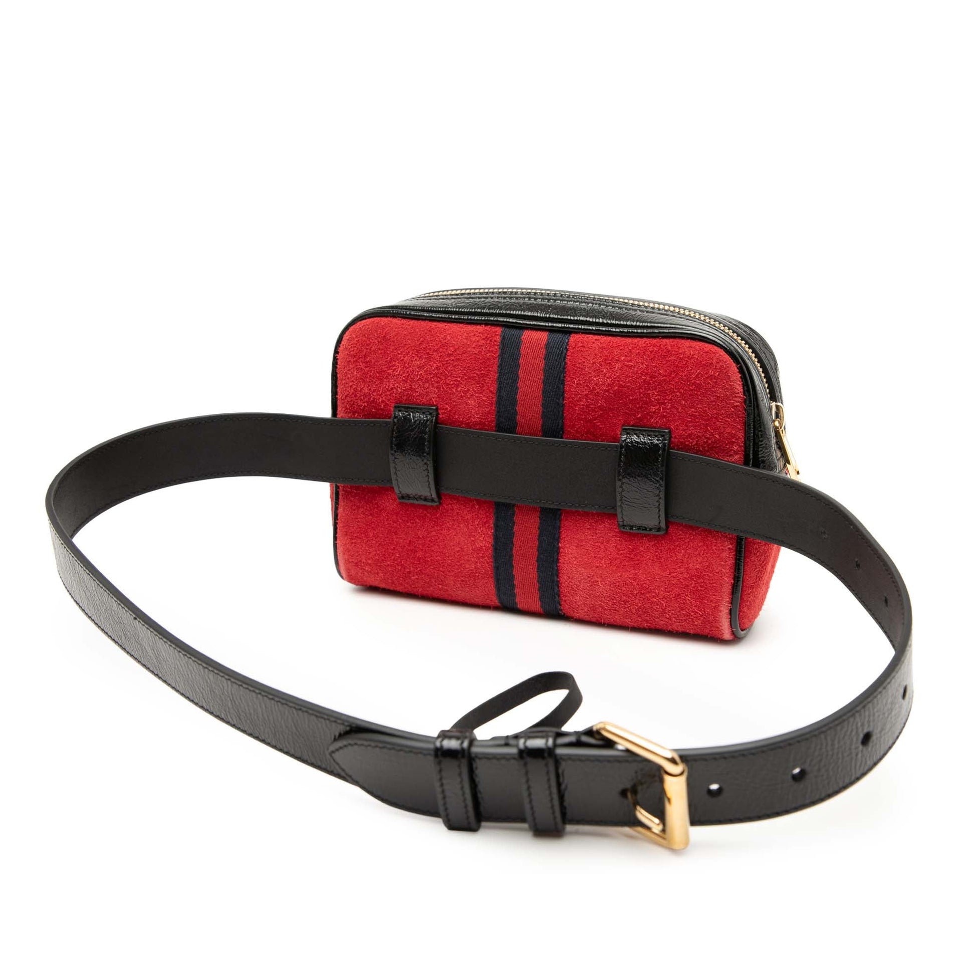 Gucci Small Suede Ophidia Belt Bag