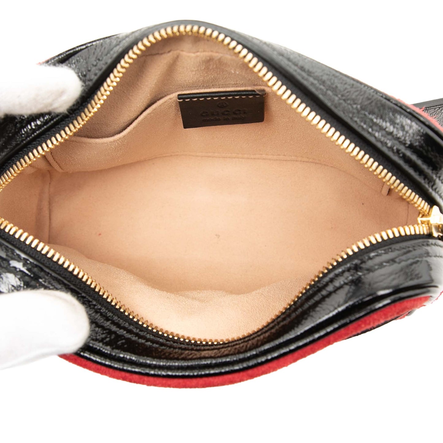 Gucci Small Suede Ophidia Belt Bag