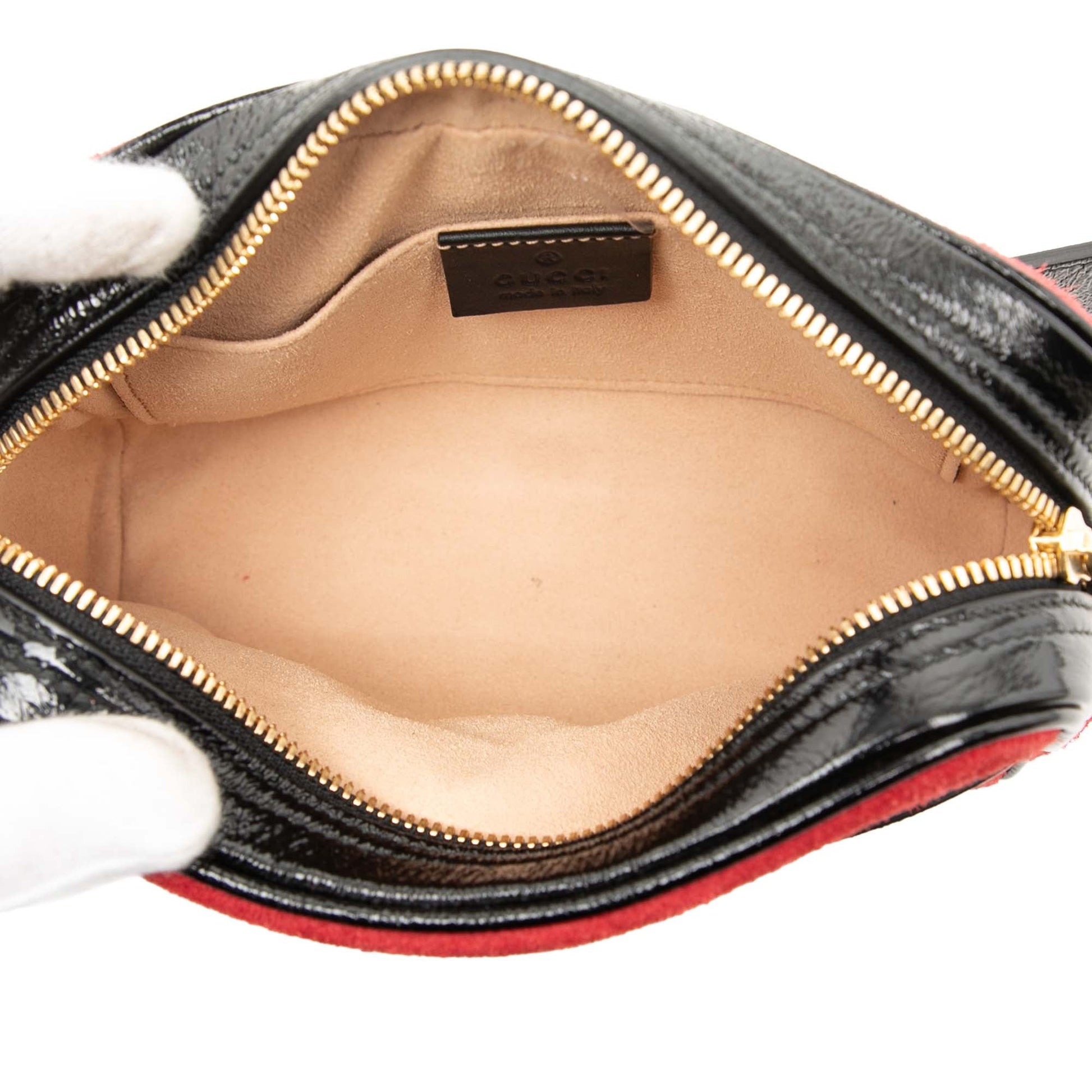 Gucci Small Suede Ophidia Belt Bag