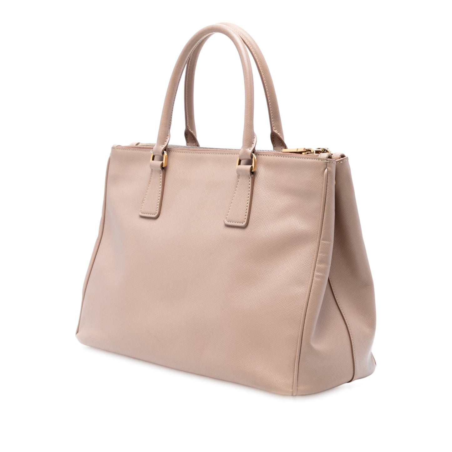 Prada Medium Saffiano Lux Galleria Double Zip Satchel