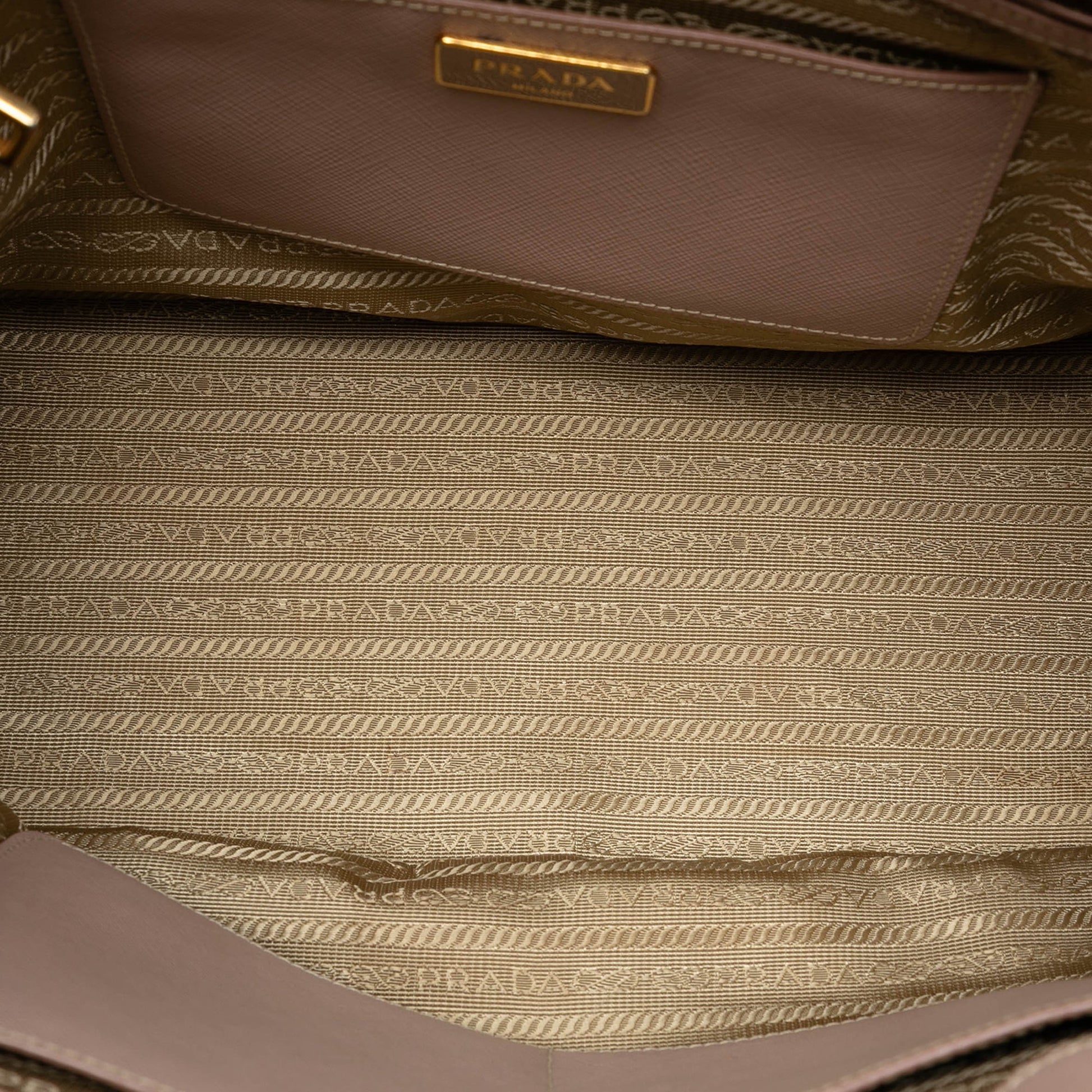 Prada Medium Saffiano Lux Galleria Double Zip Satchel