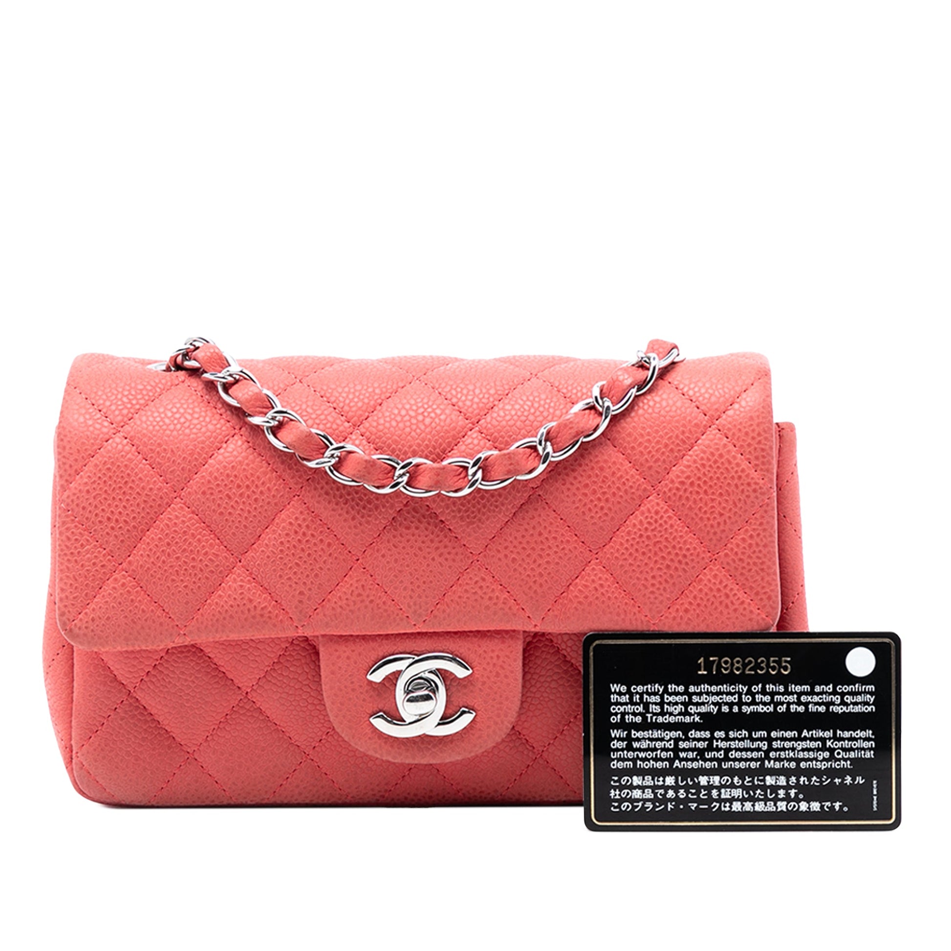 Chanel Mini Rectangular Classic Caviar Single Flap
