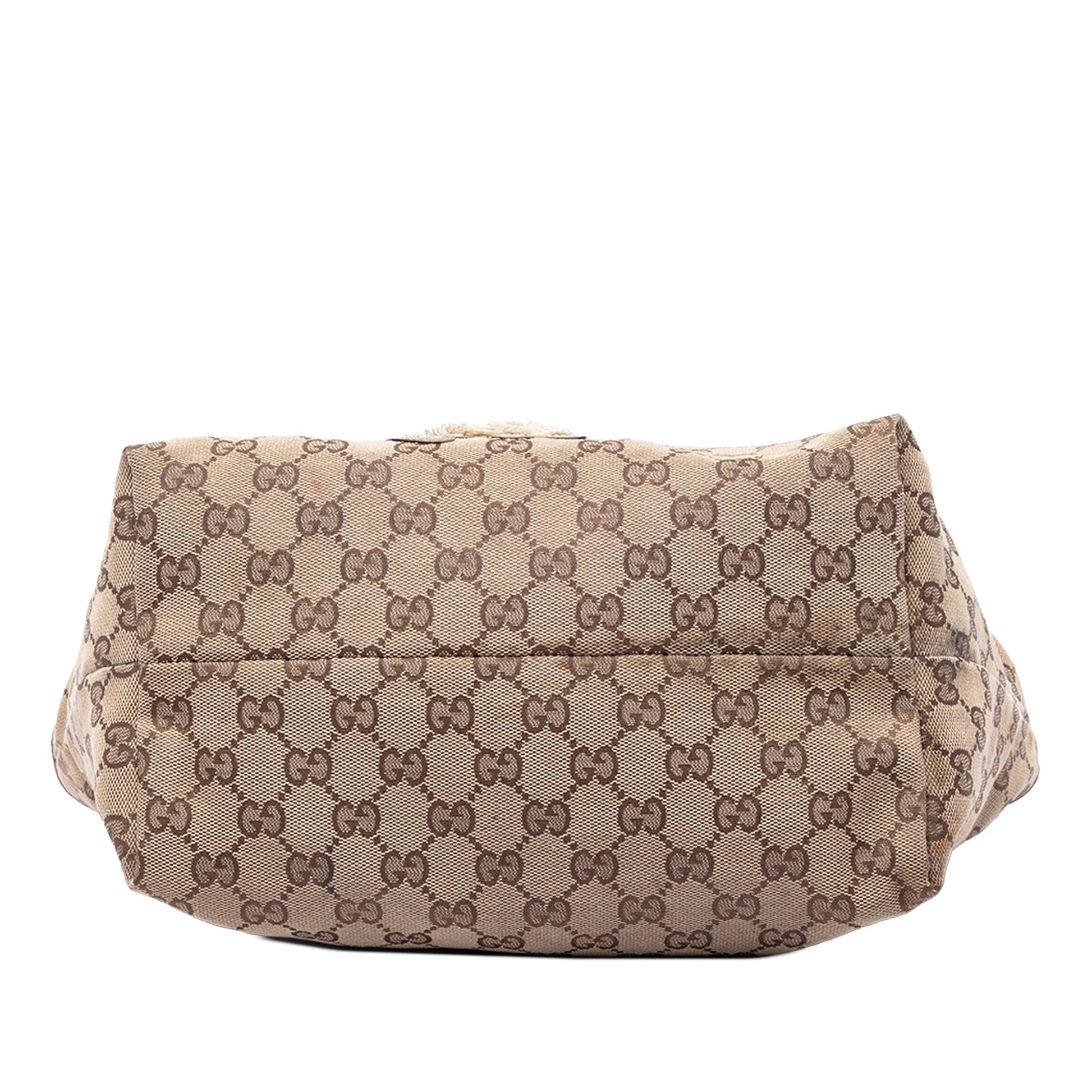 Gucci Small GG Canvas Brando Guccioli Holiday Chihuahua Tote