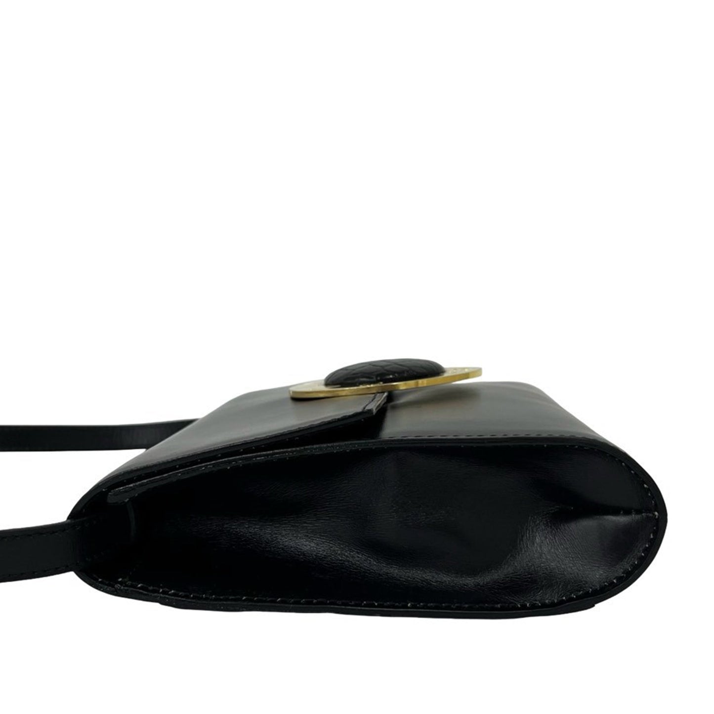 Celine Calfskin Circle Logo Crossbody