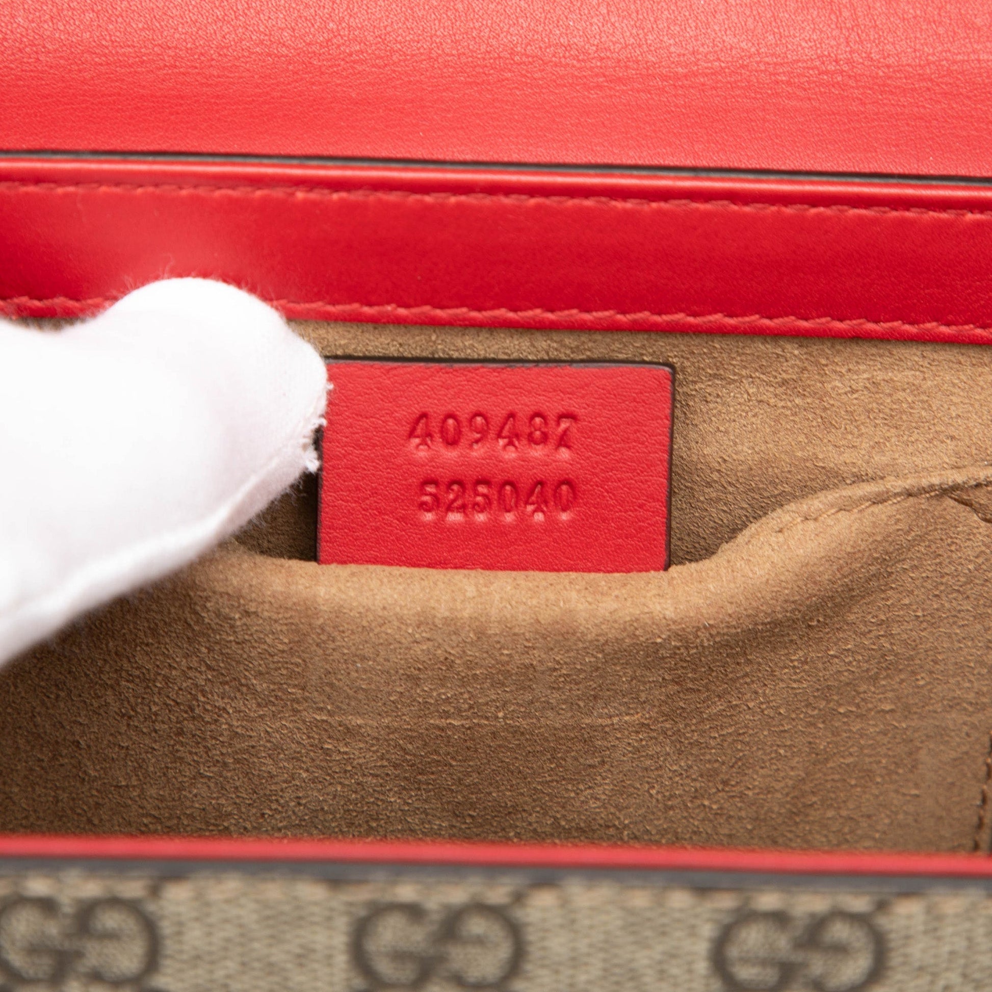 Gucci Small GG Supreme Padlock Crossbody