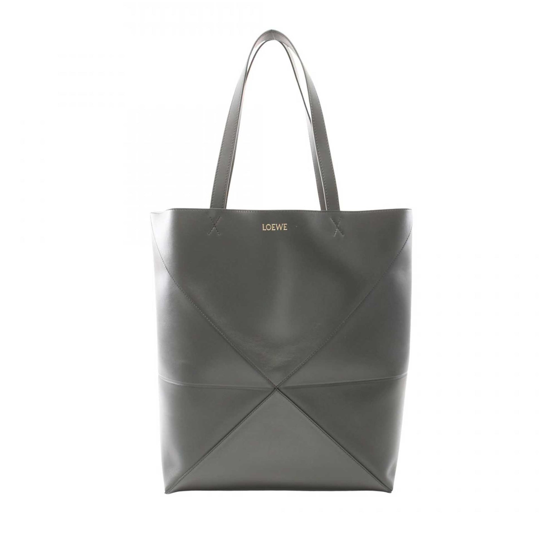 LOEWE Large Calfskin Puzzle Fold Tote