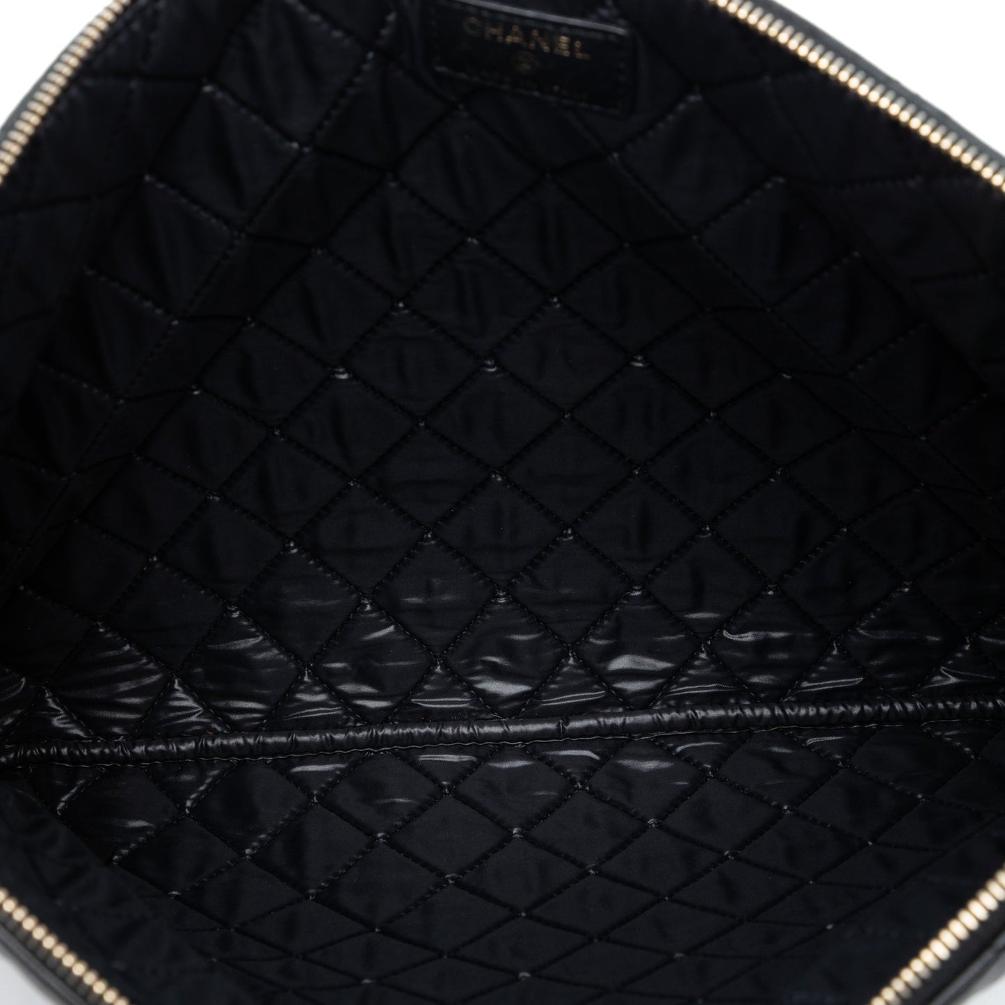 Chanel Large Quilted Lambskin Casino Charms O Case Clutch