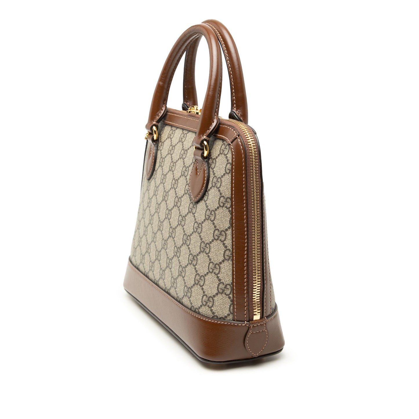 Gucci Small GG Supreme Horsebit 1955 Satchel